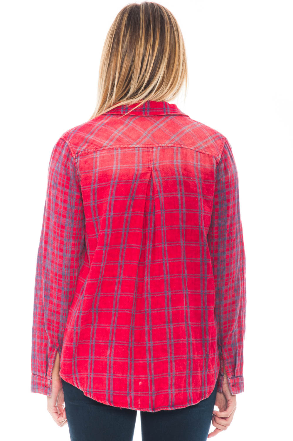 Shirt - Dye Collared Flannel By Paper Crane