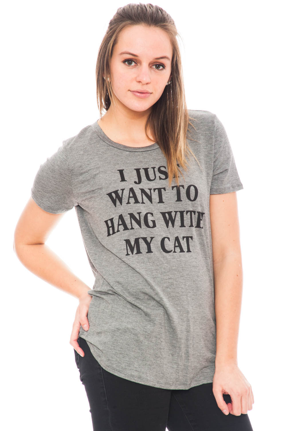 Tee - I Just Want To Hang With My Cat