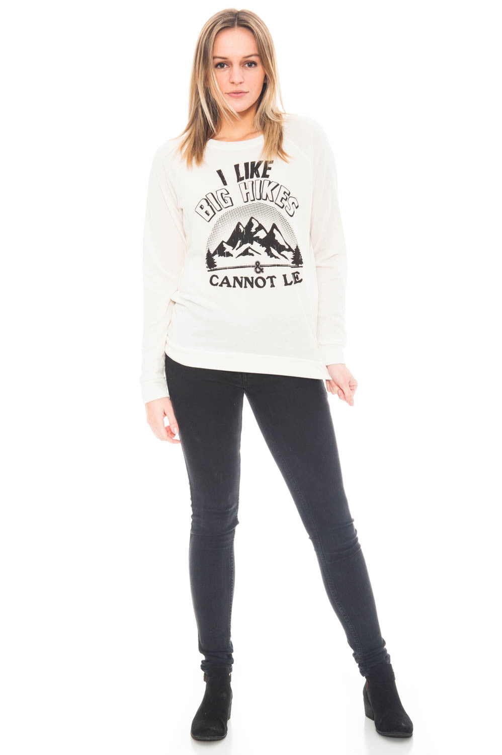 Shirt - I Like Big Hikes & I Cannot Lie Crewneck