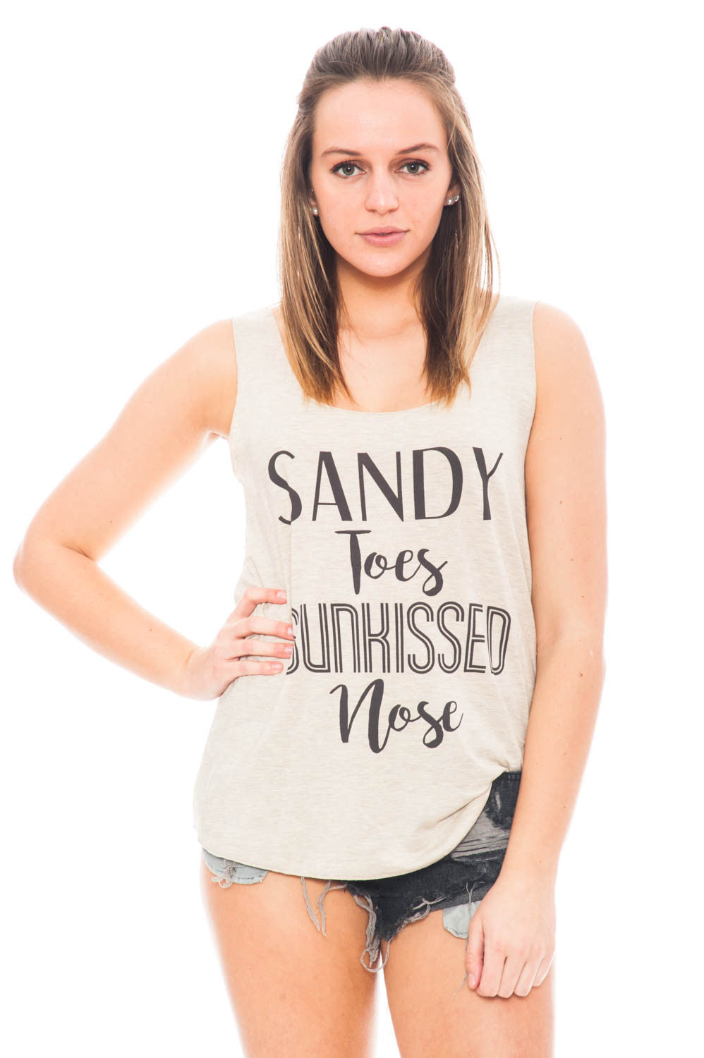 Tee - Sandy Toes Sunkissed Nose Top
