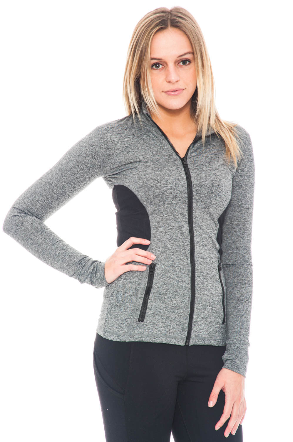 Jacket - Sports Zip-Up Activewear Top by Motion by Coalition