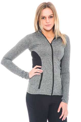 Jacket - Sports Zip-Up Activewear Top by Motion by Coalition