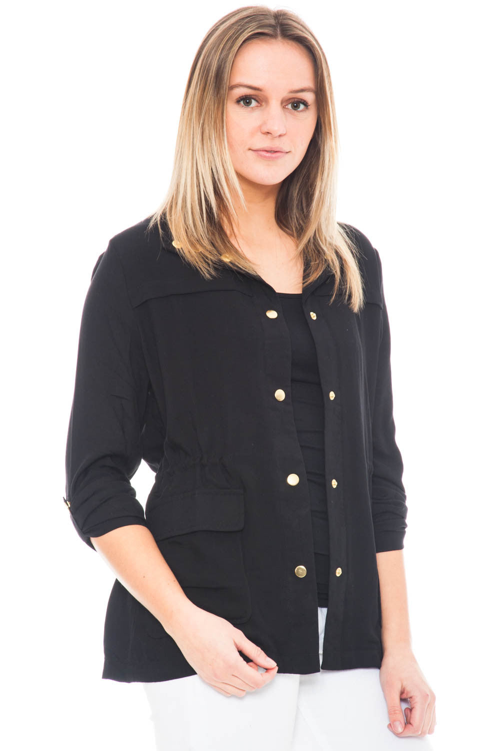 Jacket - Light Weight Anorak jacket with a Cinched waist