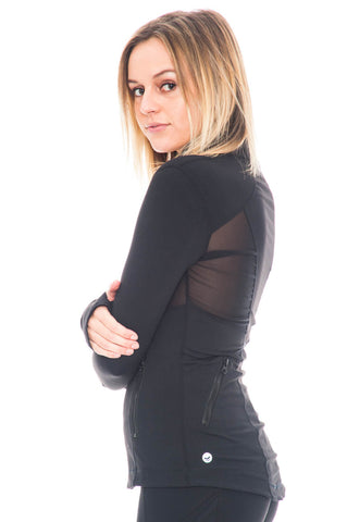Jacket - Mesh Workout Activewear Top by Motion by Coalition