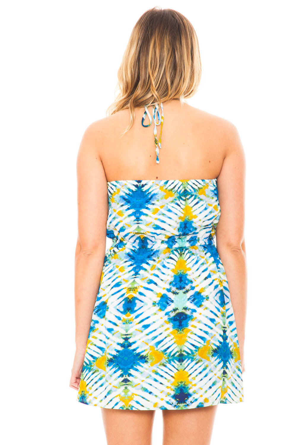 Dress - Tie Dye Halter Dress by Everly