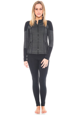 Jacket - Activewear Top with Zipper Details By Motion by Coalition