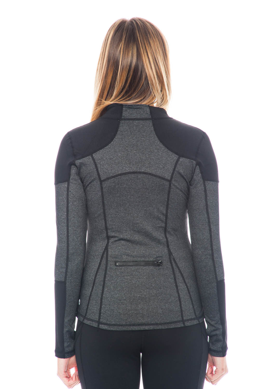Jacket - Activewear Top with Zipper Details By Motion by Coalition
