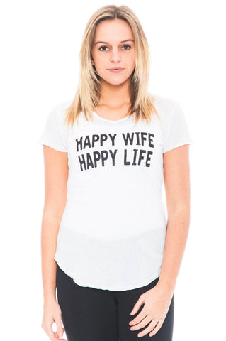 Shirt - Happy Wife Happy Life Top