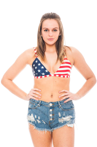 Bralette - American Flag Bralette