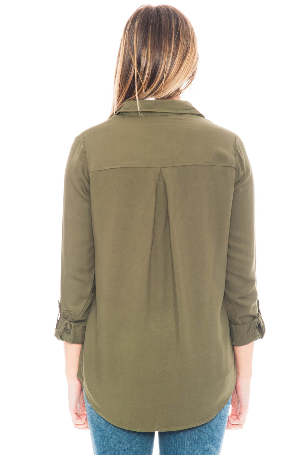 Shirt - Nutmeg by BB Dakota Lace Up Top
