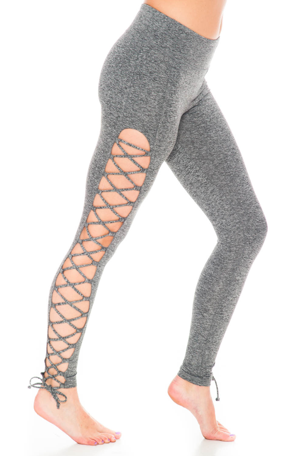 Legging - Lace Up Side Yoga Pant by Motion by Coalition