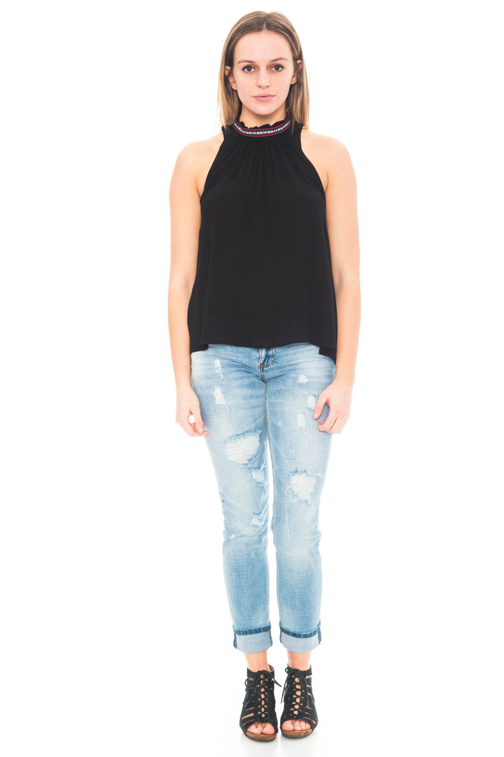 Tank - Nettle by BB Dakota Mock Neck Top