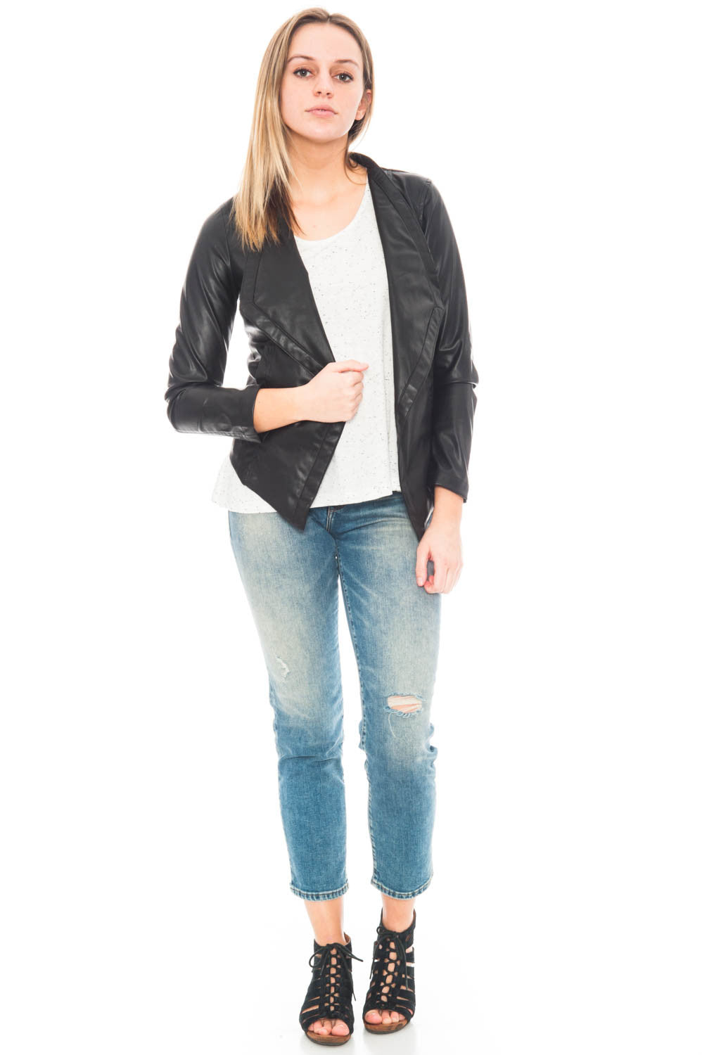 Jacket - Carnation by BB Dakota vegan leather jacket