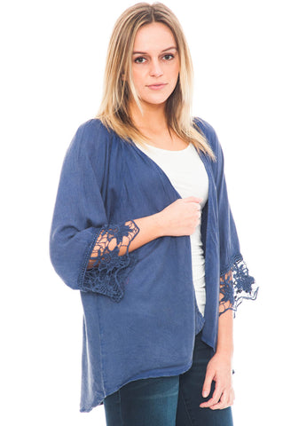 Kimono - Lace Bell Sleeve