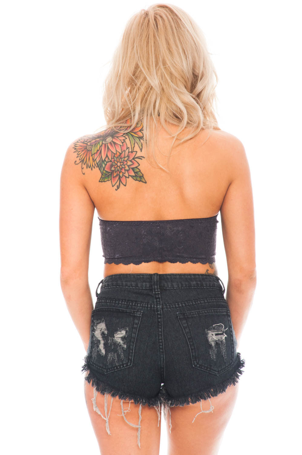 Bralette - Lace Halter Front Bralette