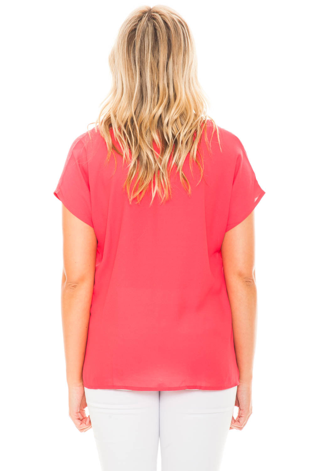 Shirt - The Perfect Pink Chiffon Top by Lush