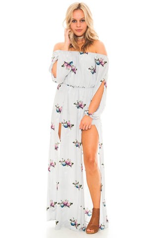 Romper - Bullhead Off Shoulder Long Sleeve Romper