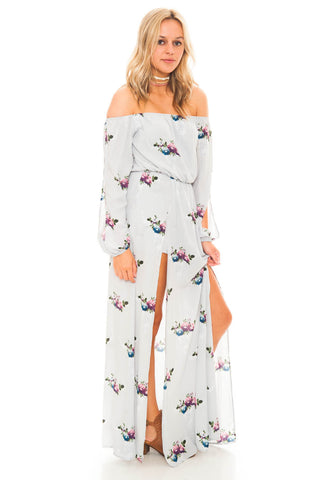 Romper - Bullhead Off Shoulder Long Sleeve Romper