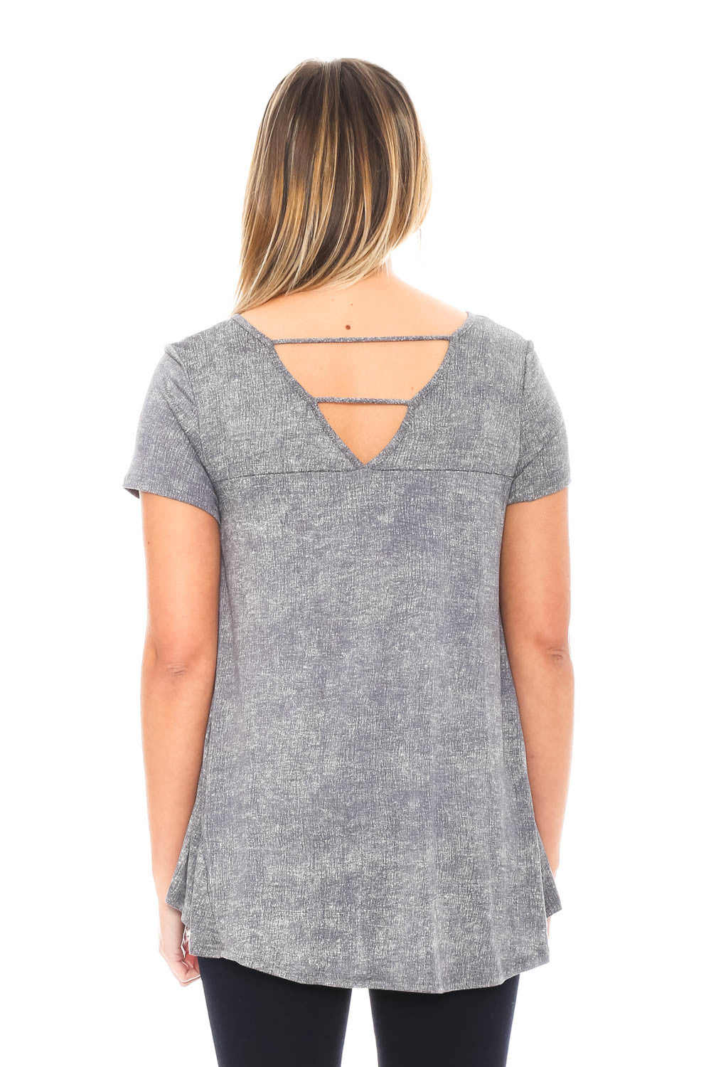 Shirt - High Low with V Back by Paper Crane