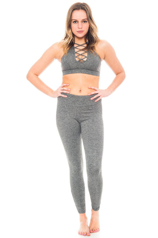 Legging - Strappy Side Yoga Pant by Motion by Coalition