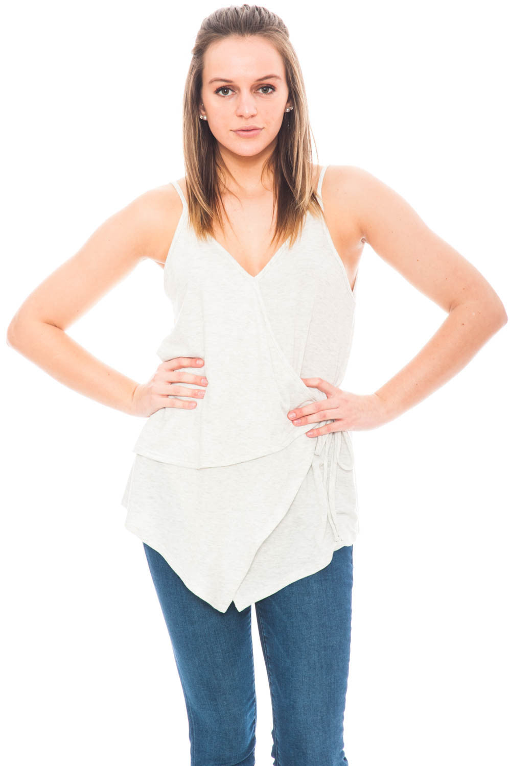 Tank - Tiered Front Top with Tie Side by Paper Crane