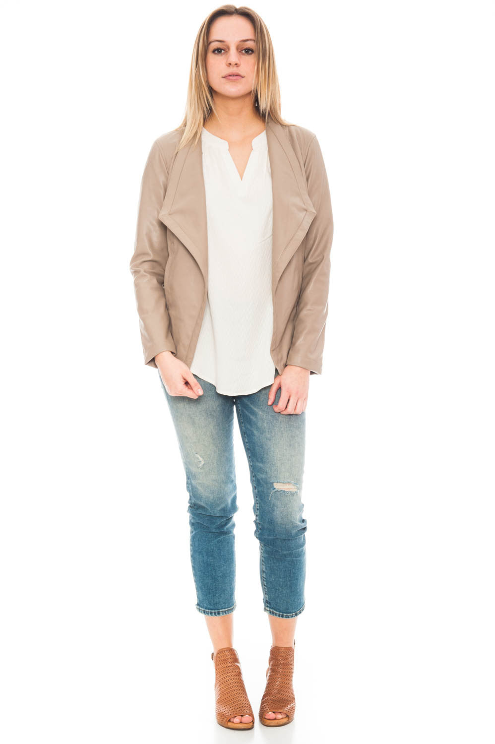 Jacket - Carnation by BB Dakota vegan leather jacket
