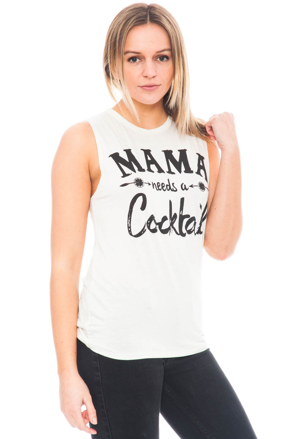 Tank - Mama Needs a Cocktail Muscle Shirt