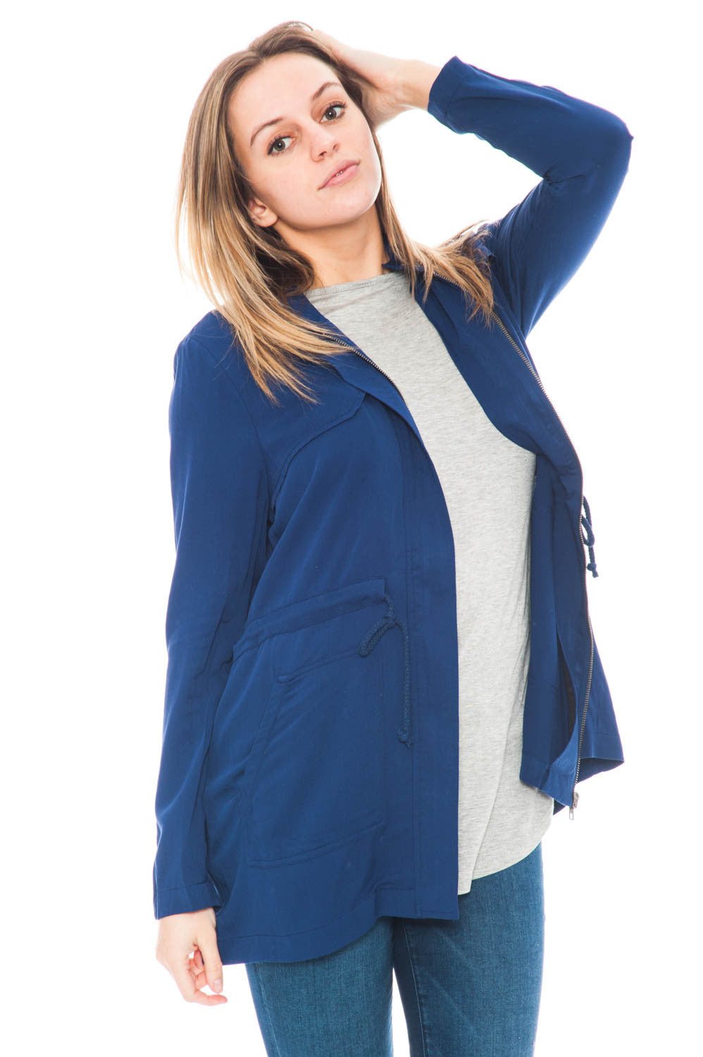 Jacket - Cayenne by BB Dakota Anorak jacket with a drawstring waist