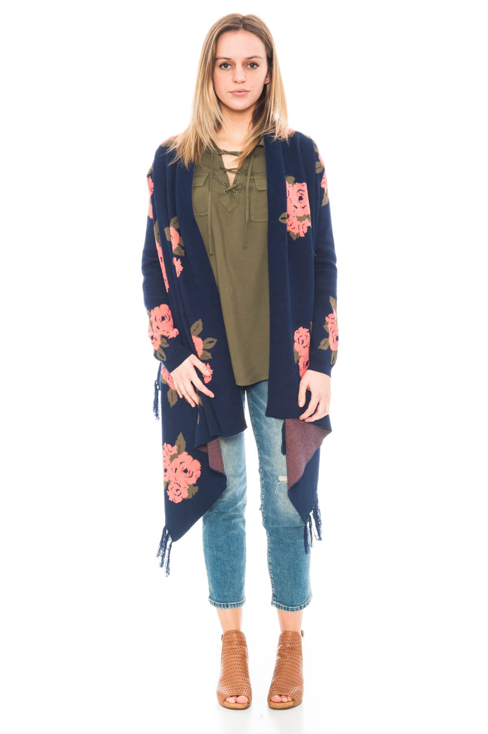 Cardi - Malone by BB Dakota Cardigan with fringe