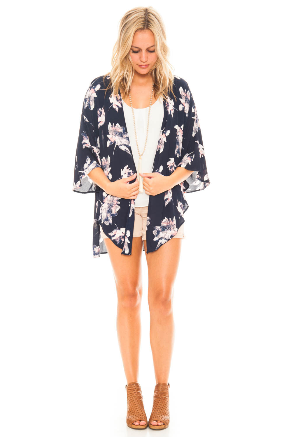 Kimono - Semi Sheer Flowy Kimono