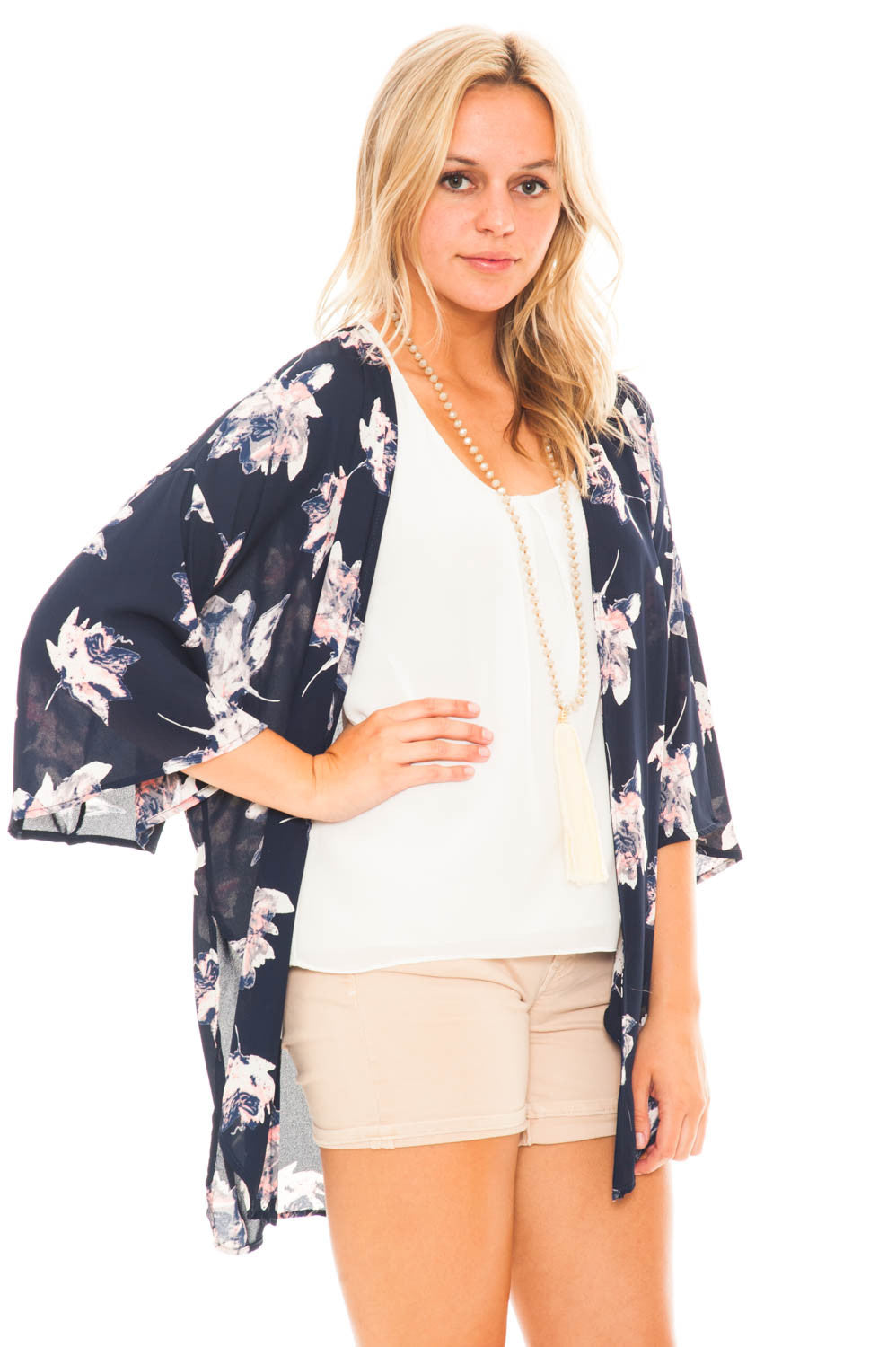 Kimono - Semi Sheer Flowy Kimono