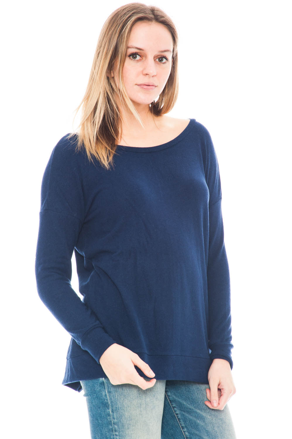 Sweater - Hartman by BB Dakota Top with Back Zipper