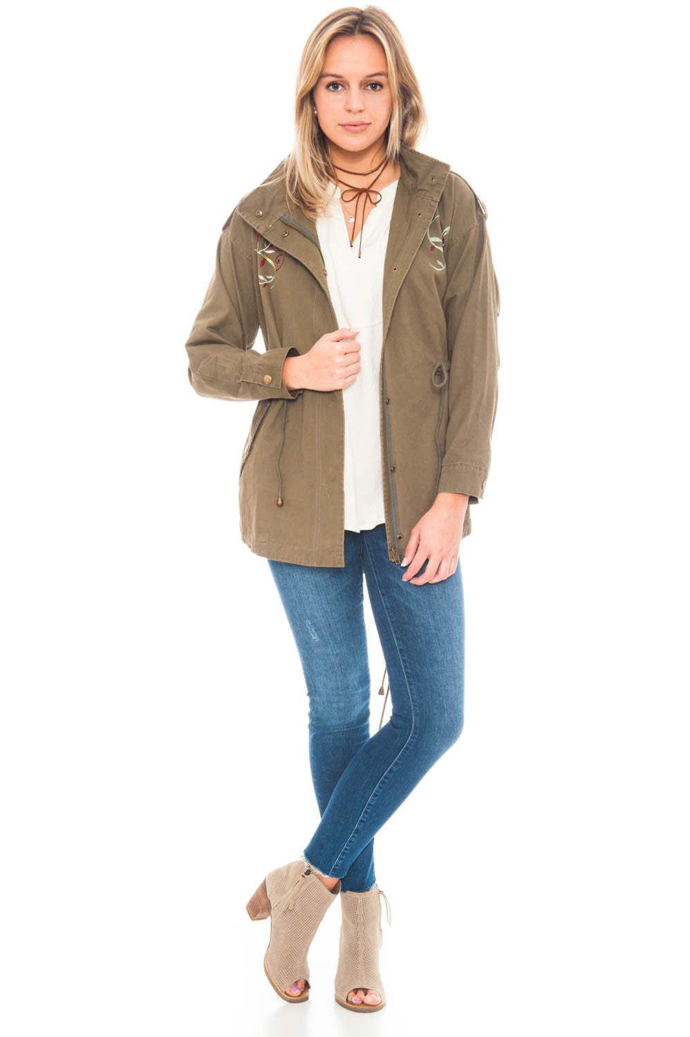 Jacket - Military Embroidered Jacket by En Creme