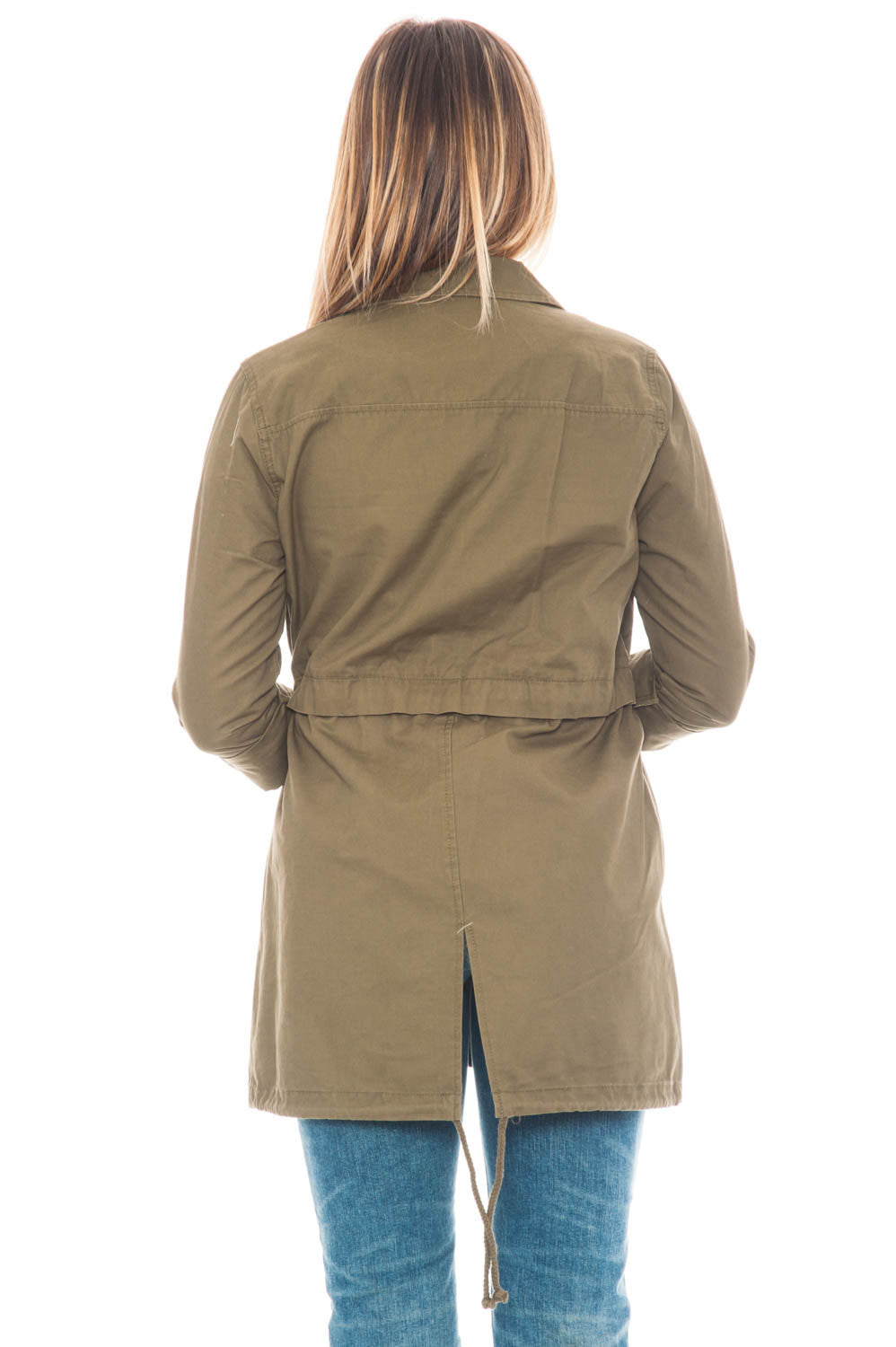 Jacket - Antigone by BB Dakota jacket with a drawstring waist