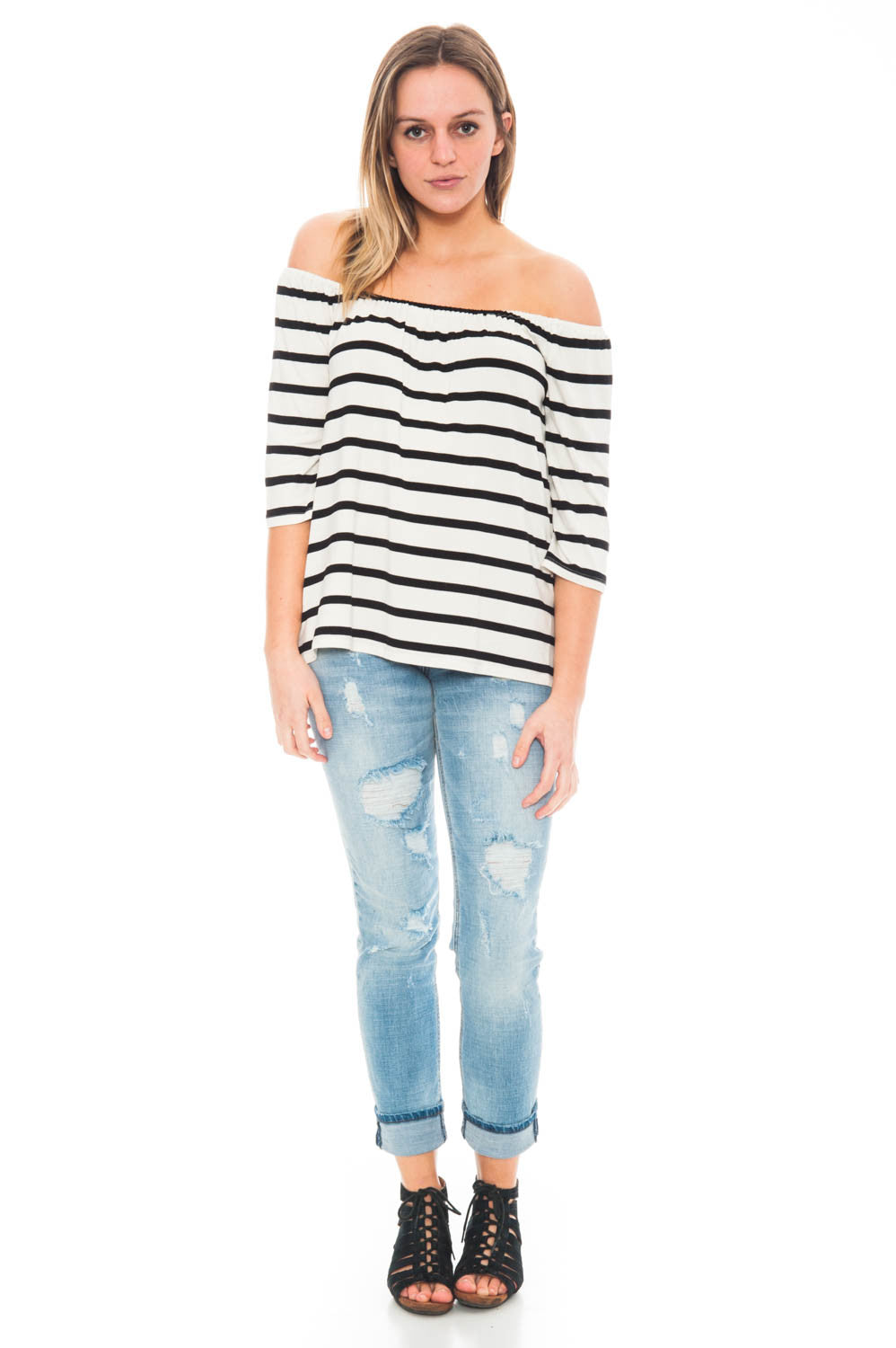 Shirt - Geri by BB Dakota Off Shoulder Top