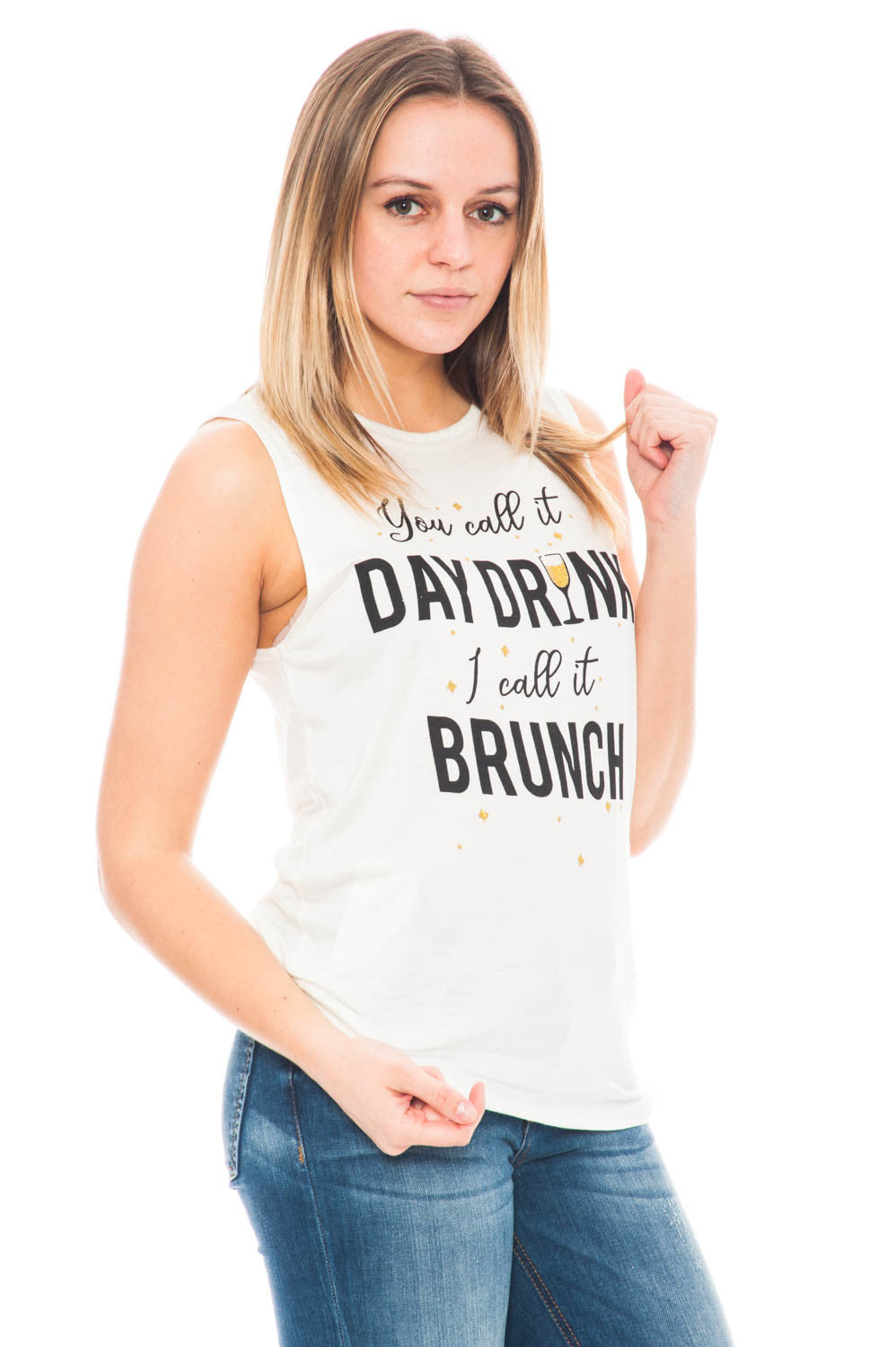 Tank - You Call It Day Drunk, I Call It Brunch Muscle Shirt