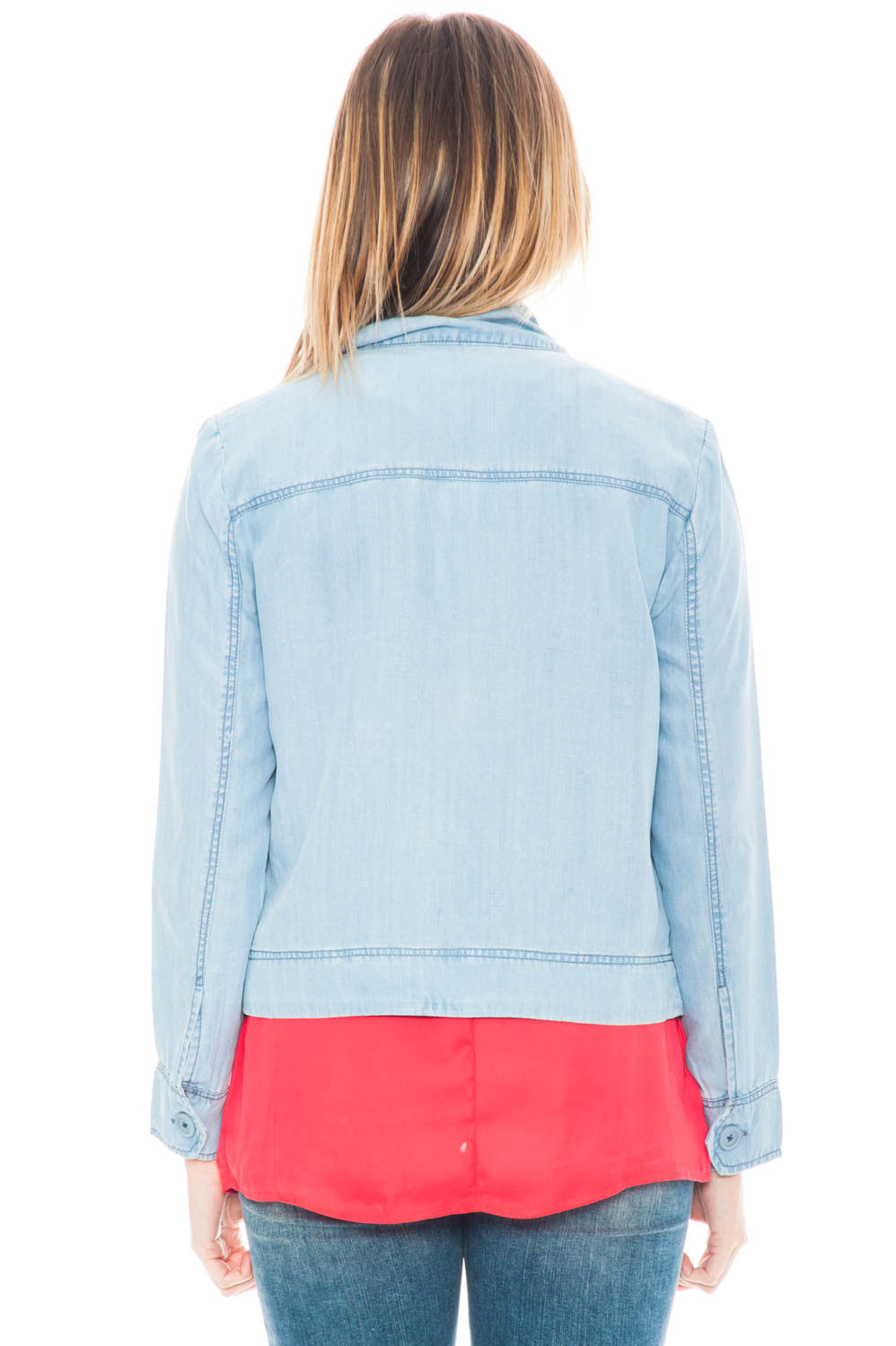 Jacket - Jaden by BB Dakota Zip up denim jacket