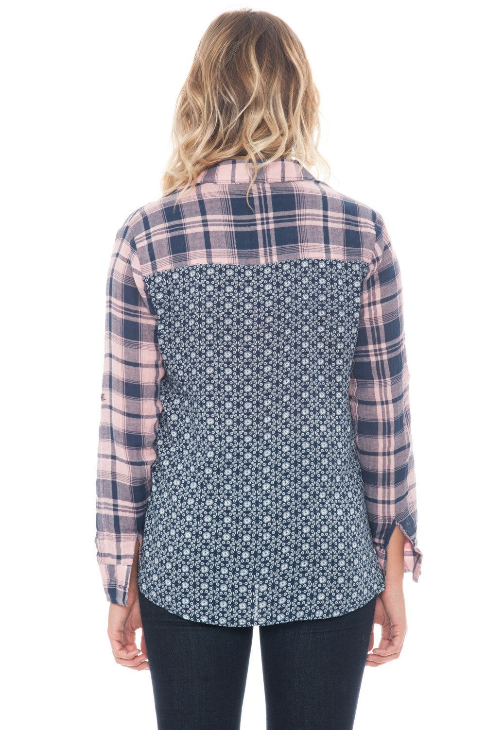 Shirt - Pink Checkered Detail - 3
