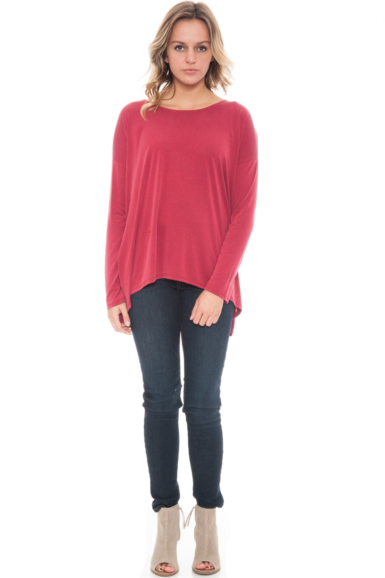 Shirt - Cupro Scoop Neck By Paper Crane