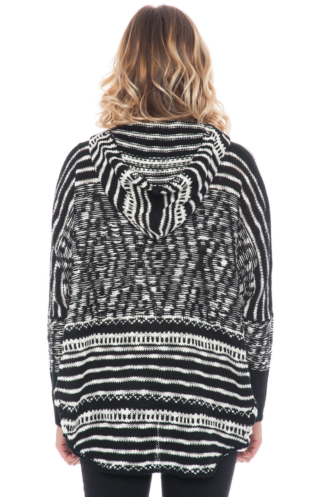 Sweater - Hooded Dolman Knit Top By Paper Crane (Final Sale)