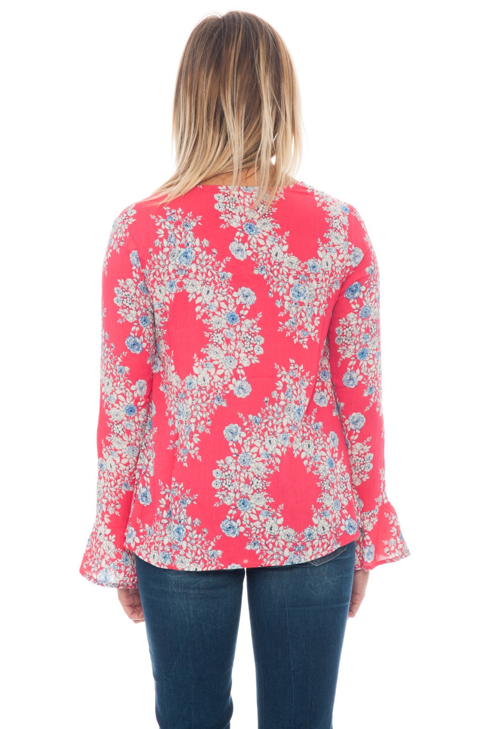Blouse - Floral Criss Cross - 4