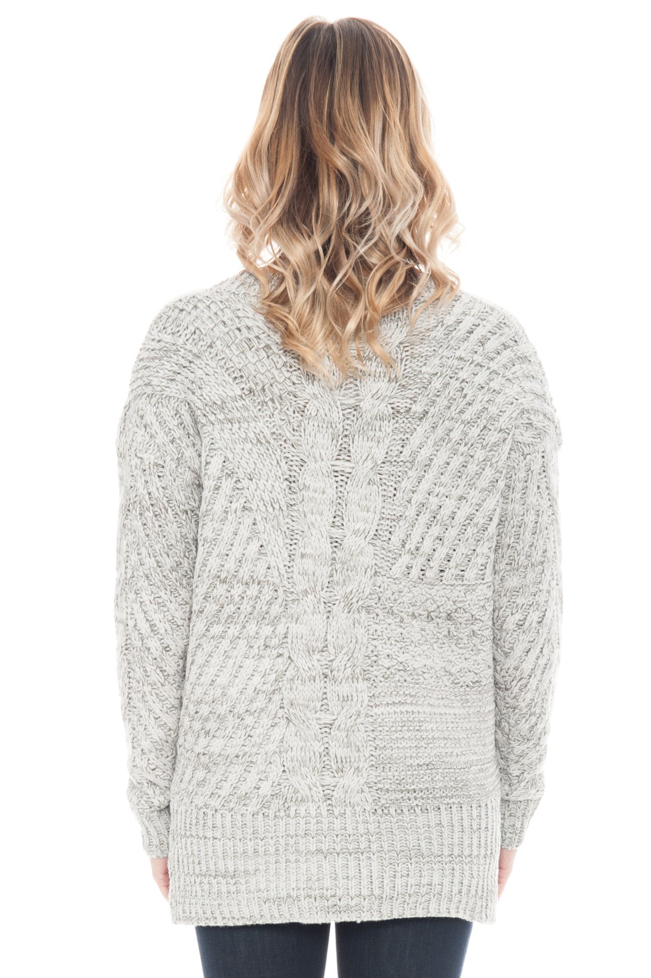 Sweater - Knit Lace Up By Paper Crane