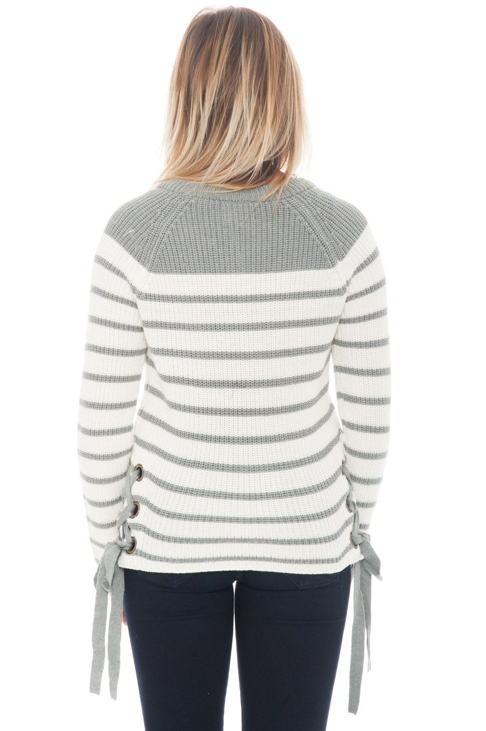 Sweater - Lace Up Side - 3