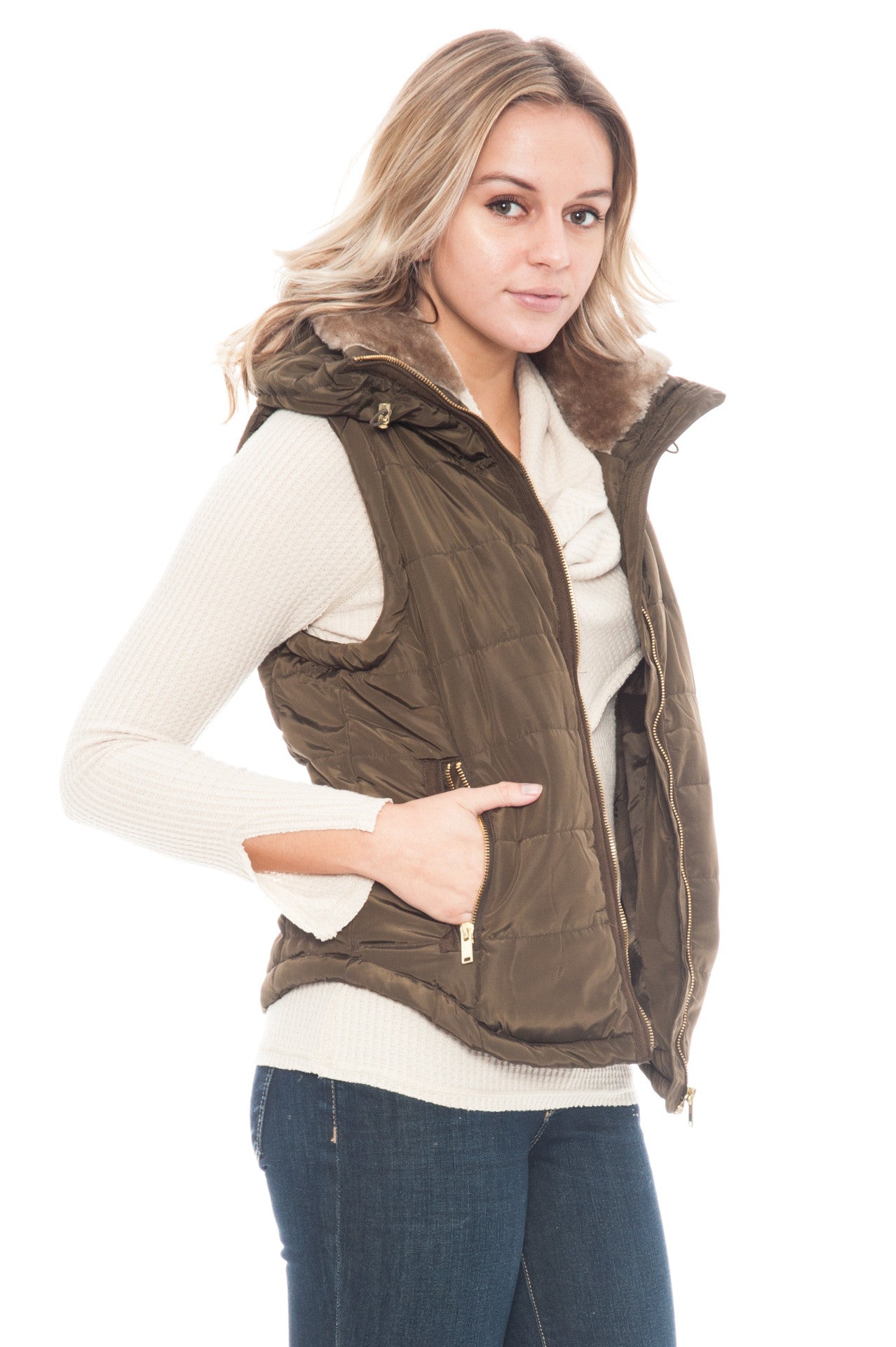 Vest - Puffy Long Neck (Final Sale)