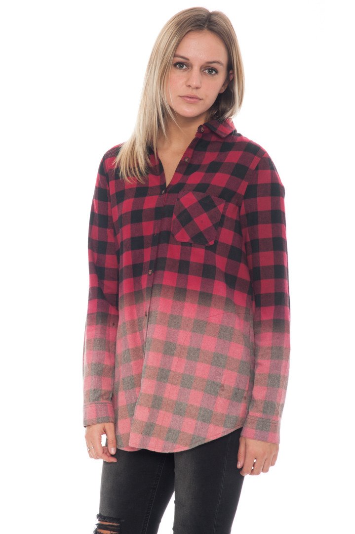 Shirt - Dip Dyed Plaid - 2