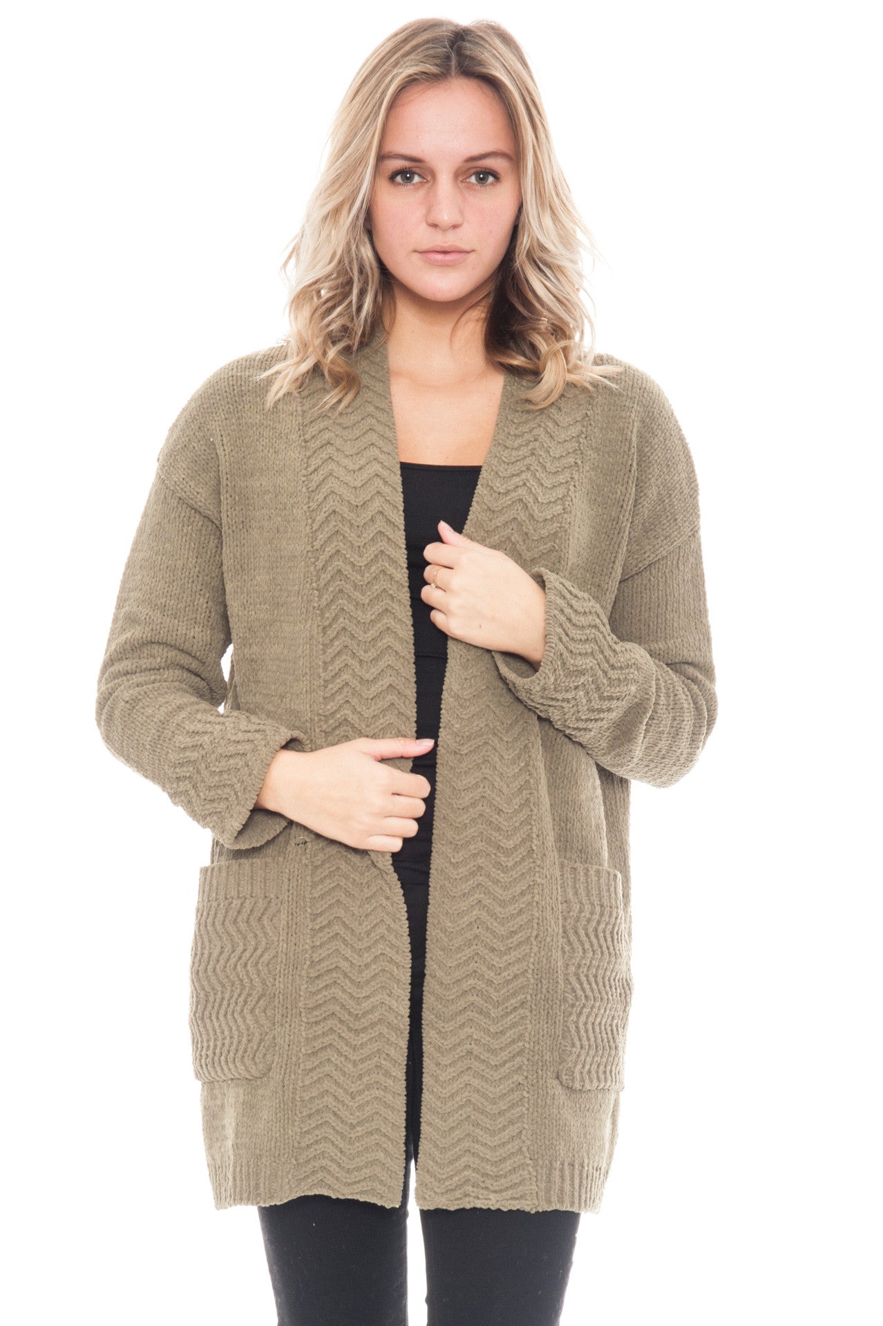 Cardi - Plush Yarn  By Paper Crane (Final Sale)