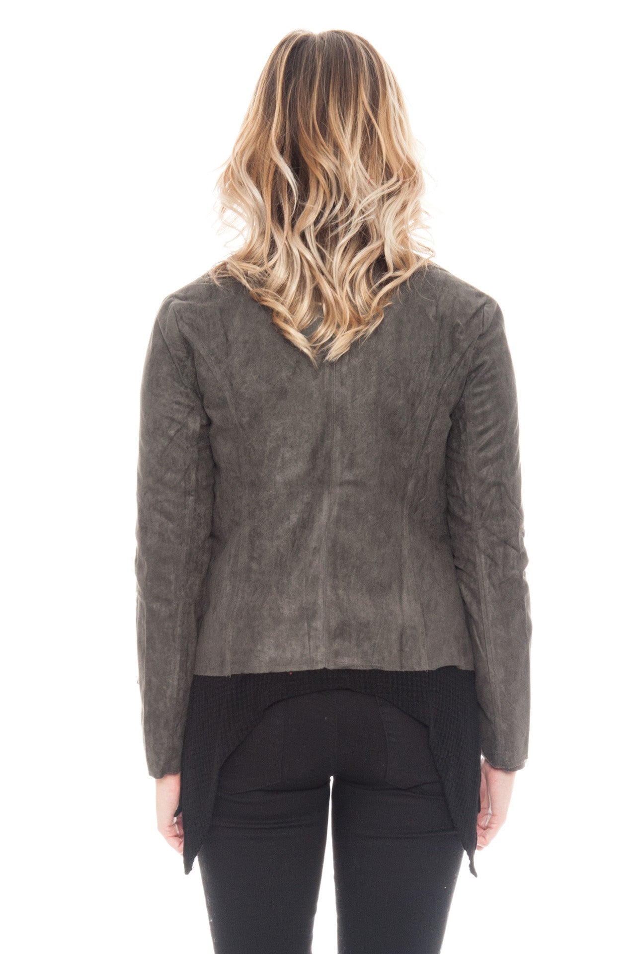Jacket - Suede Open Front By Lush