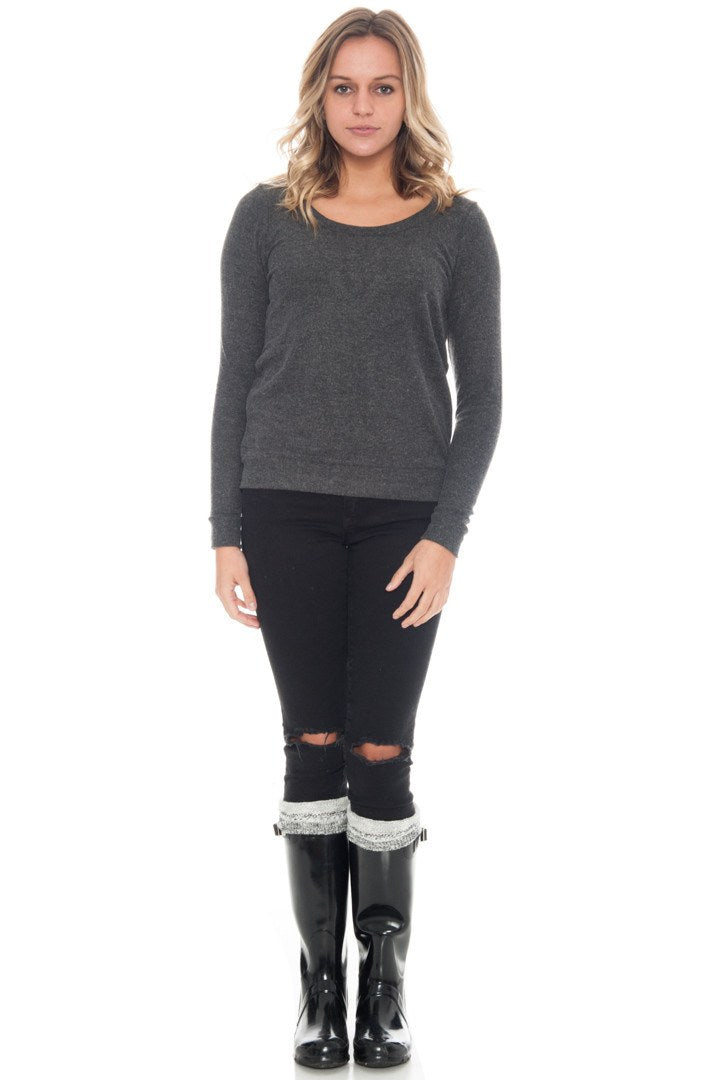 Sweater - Triangle Open Back Crewneck By Chaser