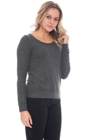 Sweater - Triangle Open Back Crewneck By Chaser